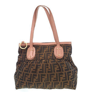 FENDI Zucca Chef Tote Bag Brown